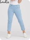 LauRie Piper jeans ljus bl 7/8-dels lngd. Hrlig frg!