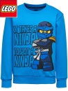 Lego Ninjago blå lång ärm barntröja