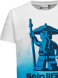 Lego Ninjago vit/bl t-shirt barntrja