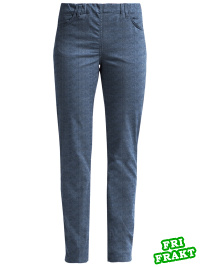 LauRie Kelly herringbone denim-fiskben, regular