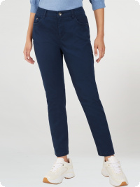 Jane-jeans frn Jensen, marin twill