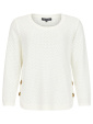 Trja med knappar, offwhite