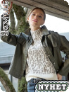 Skovhuus-tröja, gråvit Organic Cotton
