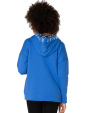 Mysig hood-trja med fickor, electric blue