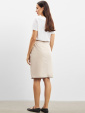 LauRie Jasmin kjol, grey sand