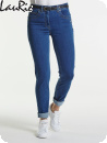 LauRie-jeans Laura slim, mellanblå denim