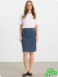 LauRie Susanna kjol, blue denim