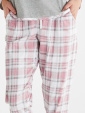 Pyjamas/mysdress frn Damella, rosa/gr