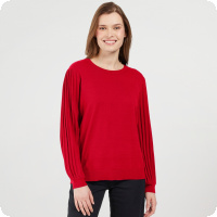 Vinter-rean �r i full g�ng, men missa inte Veckans fynd! Plisse-stickad tr�ja i tv� f�rger f�r bara 399 kr (ord.pris 599kr). Tr�ja med en v�ldigt fint stickad plisse-�rm och i i ett sk�nt garn best�ende av viscose (naturfiber) med polyamid/polyester och tr�jan kommer fr�n danska Signature.