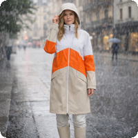 Regnkappan Didriksons Sigrid �r med sin i�gonfallande blockdesign en mjuk Galon-regnkappa som l�mpar sig lika v�l vid havet som i stan. Det helt vattent�ta materialet h�ller dig torr samtidigt som �ppningen vid oket p� ryggen ger bekv�m ventilation. Regnjackan finns i flera olika f�rger och skickas snabbt till dig (och med fri frakt).