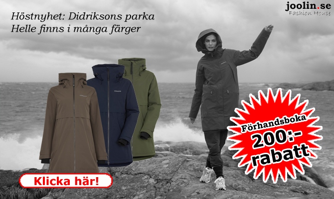Hstnyhet: Varma och skna damjackan Helle designad hos Didriksons r en storsljare, och nu r rets frger p vg in p lagret