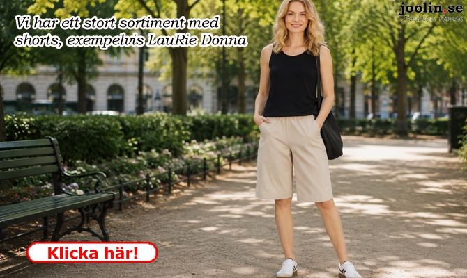 Vi har ett stort sortiment med shorts, exempelvis LauRie Donna shorts i flera f�rger.