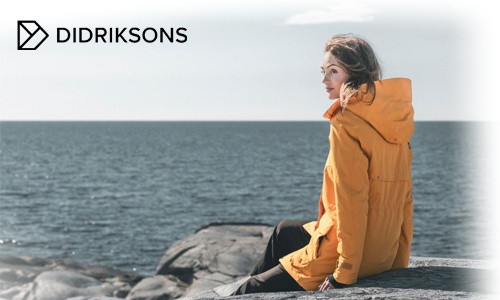 Didriksons kläder finns hos Joolin.se! Ledande tillverkare av funktionella kläder för den aktiva människan.